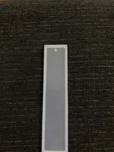 Marcapáginas de silicona rectangular, molde de marcapáginas DIY, fabricación de moldes de resina epoxi, joyería artesanal, molde transparente de silicona, 5 uds.