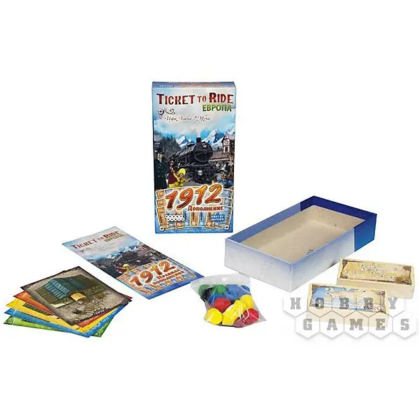 Настольная игра Hobby World Ticket to Ride Европа: 1912, дополнение