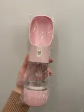 HOOPET-botella de agua portátil para perros, tazón alimentador, botella de comida, para viajes al aire libre, tazón de agua para perros