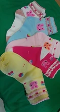 Calcetines de algodón con dibujos animados para niña, medias de malla transpirables de encaje para niña de 3 a 12 años, 5 par/lote