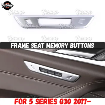 

Frame seat memory buttons case for BMW 5 series G30 2017- ABS plastic molding 1 set /1 pcs decoration car styling