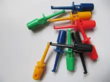 Probe Clip-Hook Grabber Test-Clip Crocodile Electronic-Testing Mini Single-Test Large