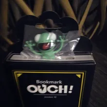 Marcapáginas 3D de dibujos de animales animados para estudiante, material original lindo y divertido de PVC, papelería escolar, regalo para niños