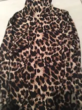 Body de leopardo para mujer, Tops de cuello alto de manga larga, Bodycon, monos ajustados, ropa Sexy para discoteca, otoño 2020