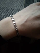 Cadena de eslabones cubanos de acero inoxidable para hombre, pulsera minimalista de 3-11mm, venta al por mayor