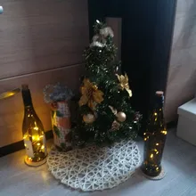 Bottle-Stopper Garland Led-String-Lights Glass-Craft Holiday-Decoration Copper-Wire Fairy