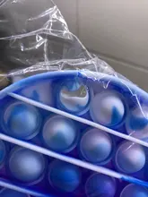 Burbujas estallar juego Push Fidget sensorial juguetes antiestrés juguetes para niños adultos de silicona autismo Necesidades Especiales juguete