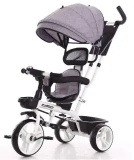 

Bicycle трёхколёсный "new start" 360 °, 10*8 Eva, Gray our toy 641229