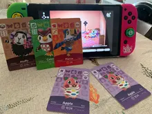Tarjeta de animales croxxxing n. ° 301 ~ 330, NFC, juego nuevo, serie Amxxbo, 4 para NS Switch 3DS, Ntag215, Villager