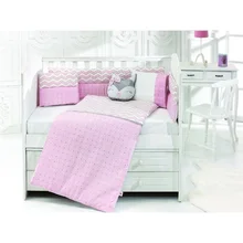 Сделано в Турции Китти Младенческая Детская кроватка постельное белье-Бампер Набор для мальчика Девочки Детская мультяшная детская кроватка хлопок Мягкий противоаллергический