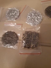 Envío gratis de envolturas de filigrana conectores regalo de artesanía metálica decoración DIY 3,5 cm 5,0 CM