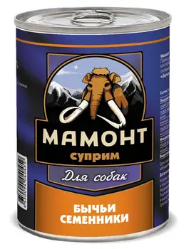 

Mammoth suprim bull seeds for dogs 0,34 kg * 6 PCs