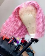 QUEEN BEAUTY-mechones de pelo rubio rizado brasileño, pelo humano Rubio de ondas profundas, trama de pelo de 8 - 30 pulgadas, 1, 3, 4 Uds., envío gratis