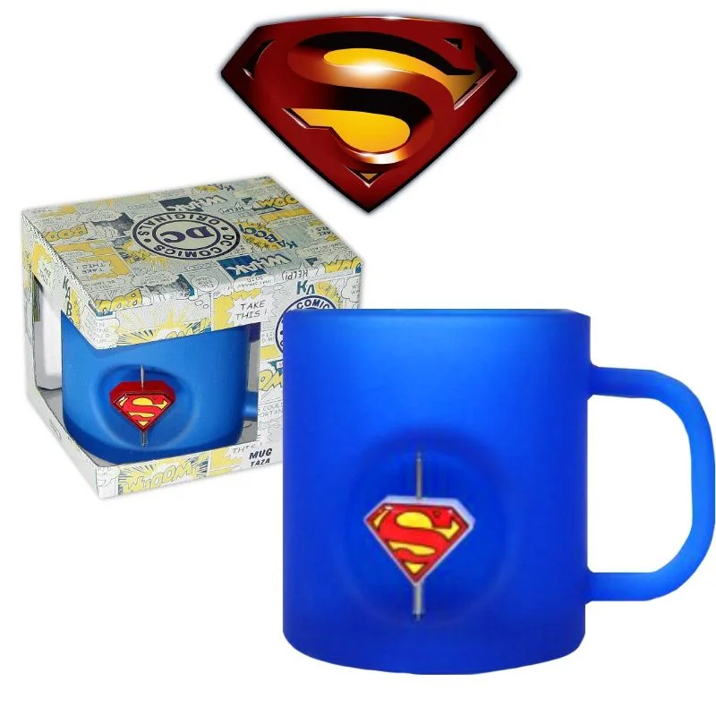 

SD toys Superman 3D Rotating Logo Crystal Mug