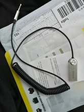 Baseus-Adaptador AUX Bluetooth, cable dongle para coche, conector de 3.5mm, 5.0 4.2, AUX Bluetooth 5.0 4.2, receptor y transmisor de audio y música