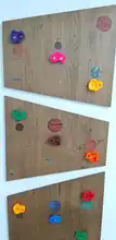 Juego de escalada en roca de plástico para niños, 10/15 Uds., madera, piedras de la pared, pies de mano, juegos de agarre para niños, equipo de escalada