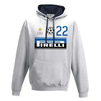 

Hood Sweatshirt Bico Vintage Diego Inter 22 Milito Football Season 09-10 Champion 2 S white