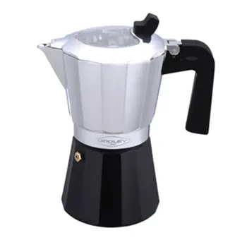 

COFFEE MAKER ALUMINUM VAL.INDUCC 6TZ C/REDUCT TO 3TZ OROLEY