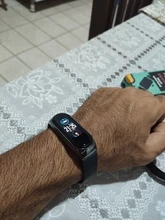 Correas de mi banda 5 adecuado para Xiaomi pulsera 3/4/5/6 Correa 04 línea 304 de metal de acero inoxidable pulsera