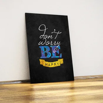 

Don't Worry Be Happy - Metal Plate