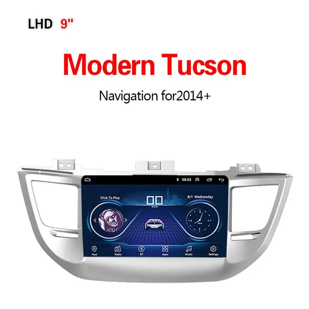 Lionet gps навигация для автомобиля современный Tucson+ 9 дюймов LH2012Y - Размер экрана, дюймов: WIFI 1G16G
