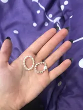 FFLACELL alta calidad Natural de agua dulce perla Multi-Cuentas anillo dedo joyería continuo círculo minimalista anillo de fiesta joyería