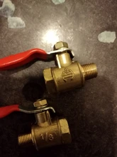 Thread Pipe-Fitting Ball-Valve Copper Adapter Connector-Joint Brass Mini Female/male