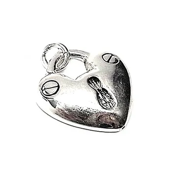 

Pendant 925 sterling silver m 31mm. Smooth electroforming heart [AA7590]
