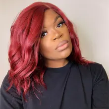 Beaufox-mechones Rubio 613 con cierre, cuerpo brasileño ondulado, 3 mechones con cierre, extensiones de cabello humano mechones Remy