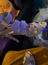 Zapatos de serpiente para mujer, tacones altos finos con punta en pico, de gladiador con diamantes de imitación, zapatos sexys para fiesta y baile de graduación