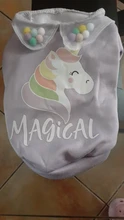 Cute Pet Dog Clothes Puppy sweater T-shirt Shirt Cute Rainbow printing Pajamas Cat 