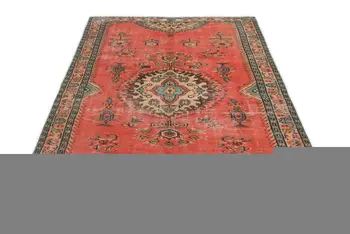 

Handmade Natural Vintage Turkish Area Rug 151x260 Cm-4'11''X8'6''