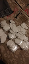 Almohadillas para el sudor de las axilas desechables, blancas, absorbentes de axilas, antidesodorante de transpiración Unisex para ropa, 100 uds. (50 pares)