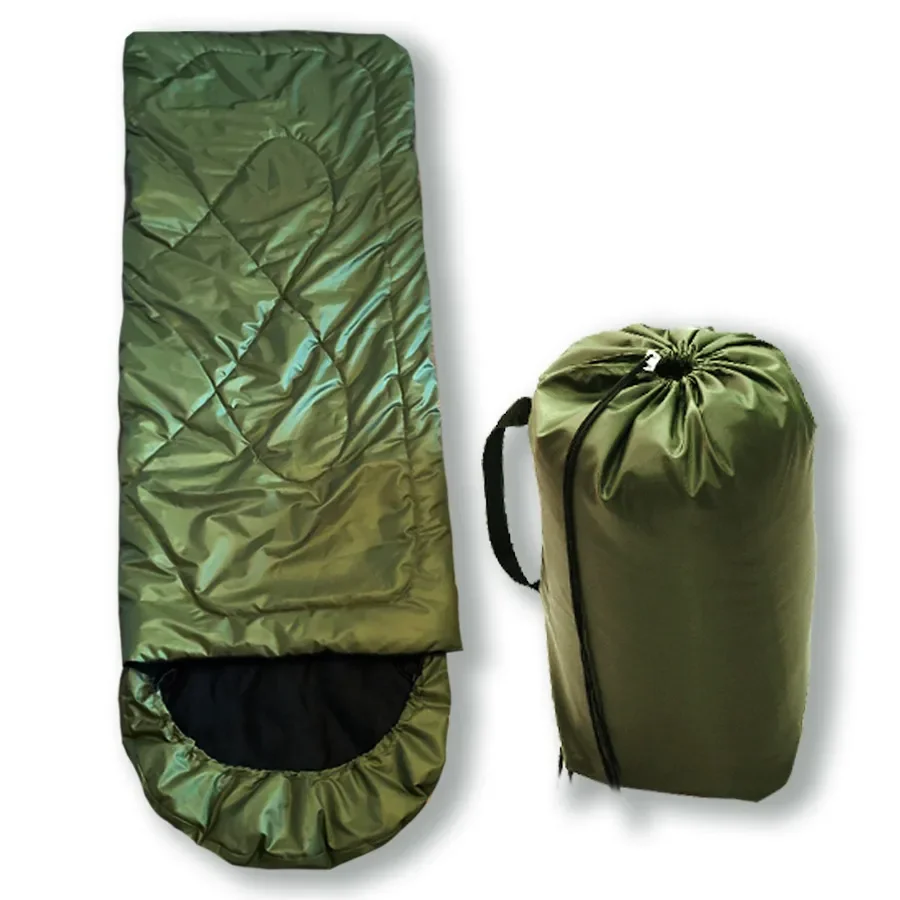 Спальный мешок туристический Camper Ратник PRO на флисе -20°С 220/75 см для походов