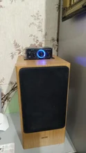 400W DC12V Dual Channel Mini HIFI AUX Power Amplifier for AK 170 with blue LED light
