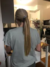 AliLeader-extensiones de pelo largo y recto para mujer, 16 pinzas, negro Natural, 6 unids/set, 22 pulgadas, pelo sintético