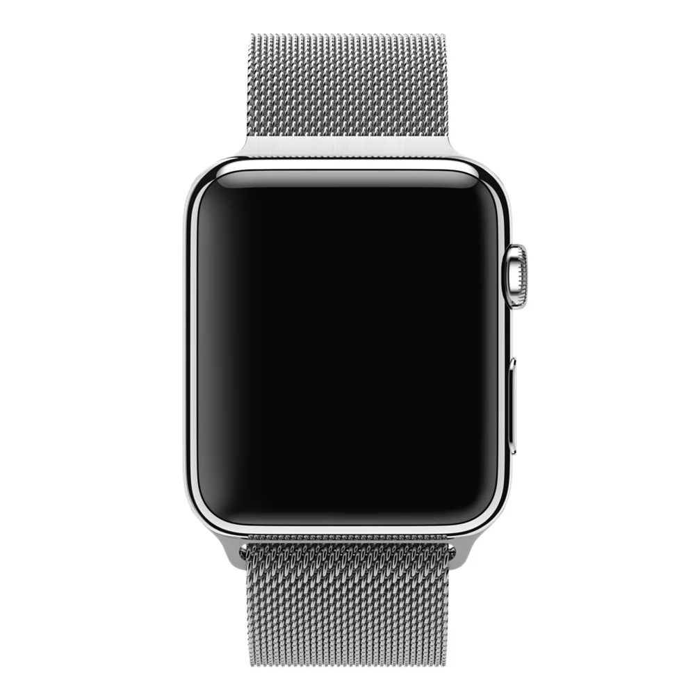 Ремешок Milanese Loop для Apple Watch 38 40 мм(Серебристый