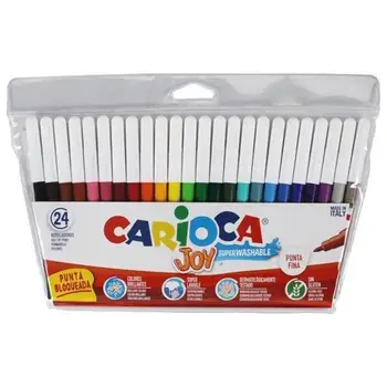 

JOY FINE POINT 24 CARIOCA marker, marker pack 24 unit, art supplies for painting and drawing, markers art
