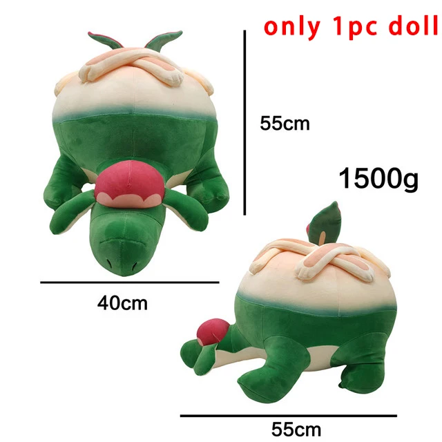 New 55cm Large Apple Plush Toys Cute Big Tortoise Stuffed Dolls Child Sleeping Buddy Birthday Present Juguetes De Peluche Muñeca