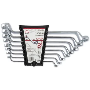 

Set of ring spanners, 8 pieces, 6-22mm [Arnezi R1020108]