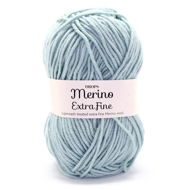 15 Light greyish green/св.сер.зел. Yarn DROPS "Merino Extra Fine" - Цвет: 15 Light greyish green/св.сер.зел.