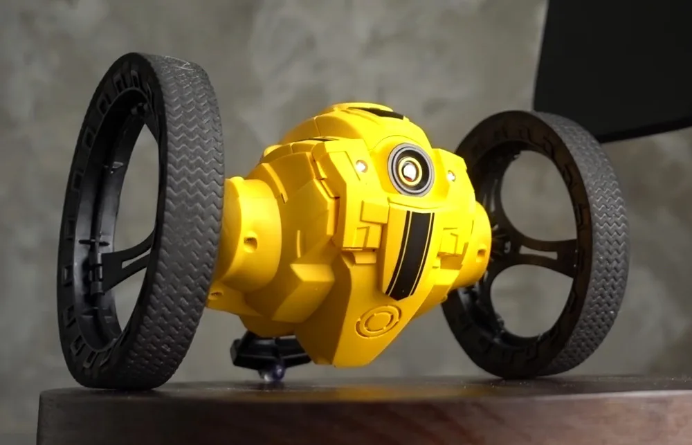 Дрон-прыгун Wi-Fi камерой. RC игрушка для детей. Двухколесная машинка на радиоуправлении