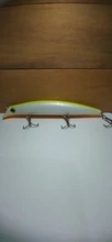 OUTKIT-señuelo de pesca con pececillo con láser, 16g, 12cm, señuelo flotante con forma de pececillo, cebo duro, Crankbait Artifici