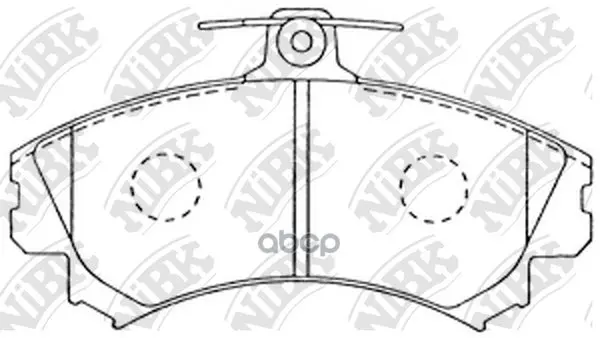 Колодки Тормозные Mitsubishi Carisma 9805/Colt 08/Volvo S40 Передние Nibk Pn3090 NiBK арт. PN3090