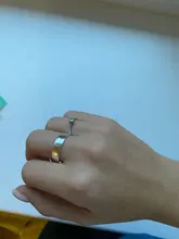 Anillos de plata de ley 925 sencillos y creativos, joyería no alérgica, con carácter redondo, moda Popular, anillos de apertura SR209