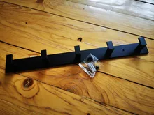 Robe Hooks Clothes-Hook Bathroom-Hardware Wall-Hang White/black Mounted Aluminum Thicken-Space