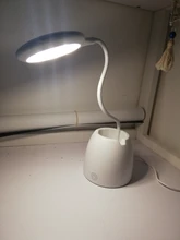 Pen-Holder Desk-Lamp Book Read-Light Dimming Bedside Home-Decor Pink Eye-Protect Touch