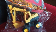 Juguete de simulación inercial para niños, vehículo de ingeniería, simulación de camión, excavadora, regalo de cumpleaños