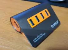 Splitter Power-Adapter Gen2-Hub ORICO USB3.1 Aluminum Super-Speed Samsung 10gbps 