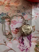 Reloj de bolsillo de cuarzo para hombres y mujeres, cadena colgante de plata, relojes para regalo, Retrato del líder de Rusia